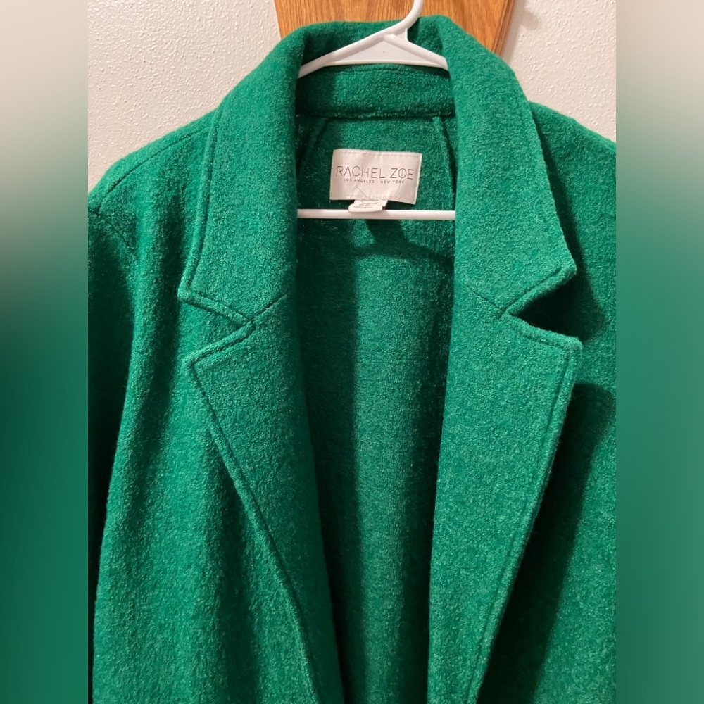 Forest green duster jacket